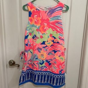 Lilly Pulitzer Colorful Dress with shorts.